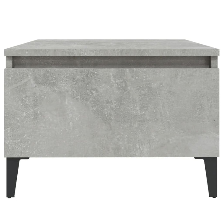 sideborde 2 stk. 50x46x35 cm konstrueret træ betongrå