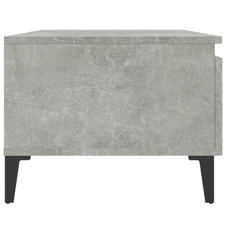 sideborde 2 stk. 50x46x35 cm konstrueret træ betongrå