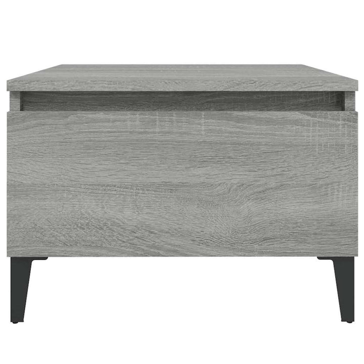 sidebord 50x46x35 cm konstrueret træ grå sonoma-eg