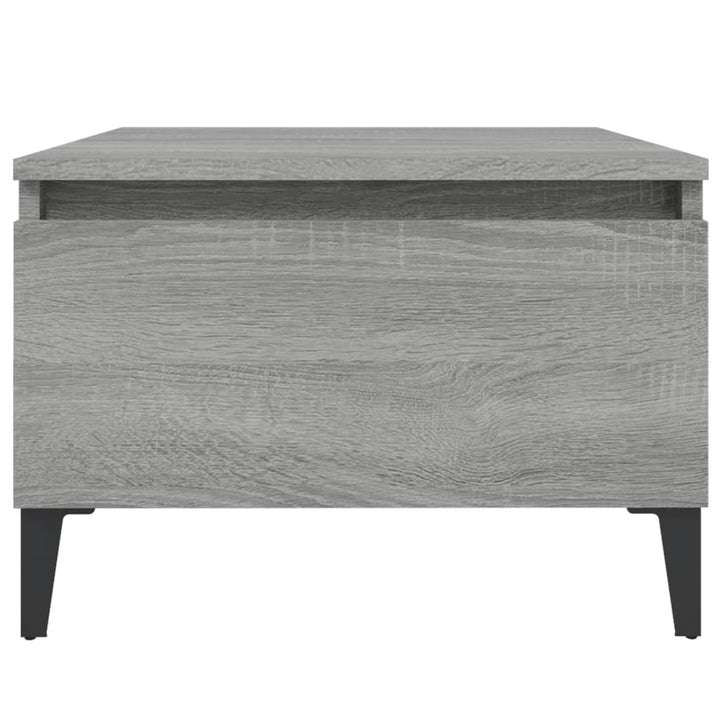 sideborde 2 stk. 50x46x35 cm konstrueret træ grå sonoma-eg