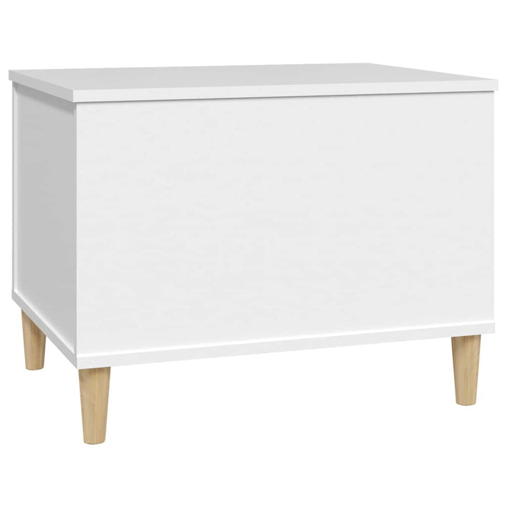 sofabord 60x44,5x45 cm konstrueret træ hvid