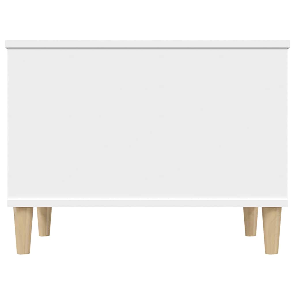 sofabord 60x44,5x45 cm konstrueret træ hvid