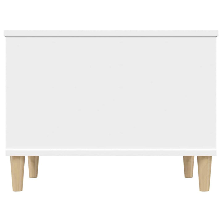 sofabord 60x44,5x45 cm konstrueret træ hvid