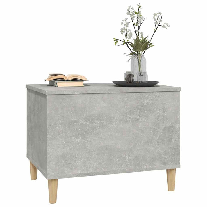 sofabord 60x44,5x45 cm konstrueret træ betongrå