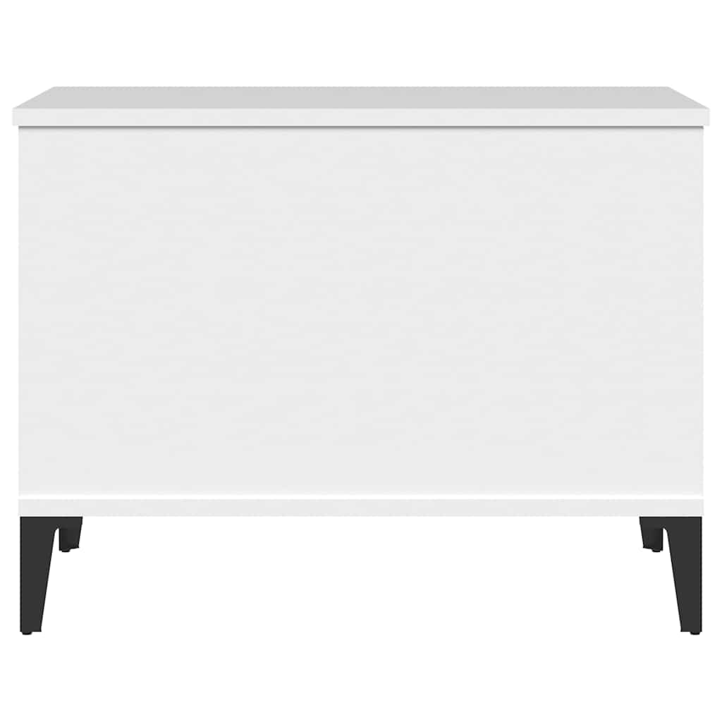 sofabord 60x44,5x45 cm konstrueret træ hvid