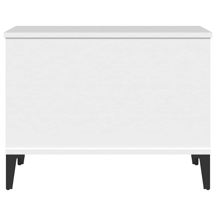 sofabord 60x44,5x45 cm konstrueret træ hvid