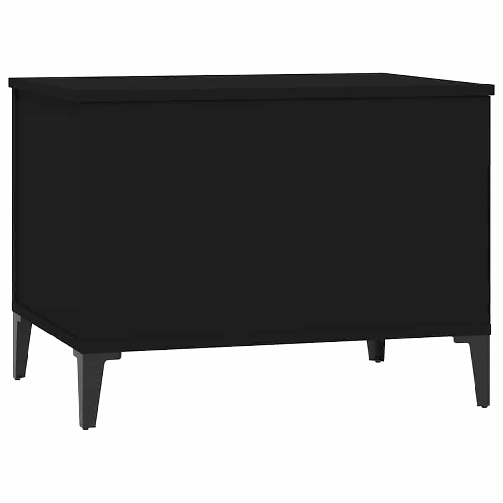 sofabord 60x44,5x45 cm konstrueret træ sort