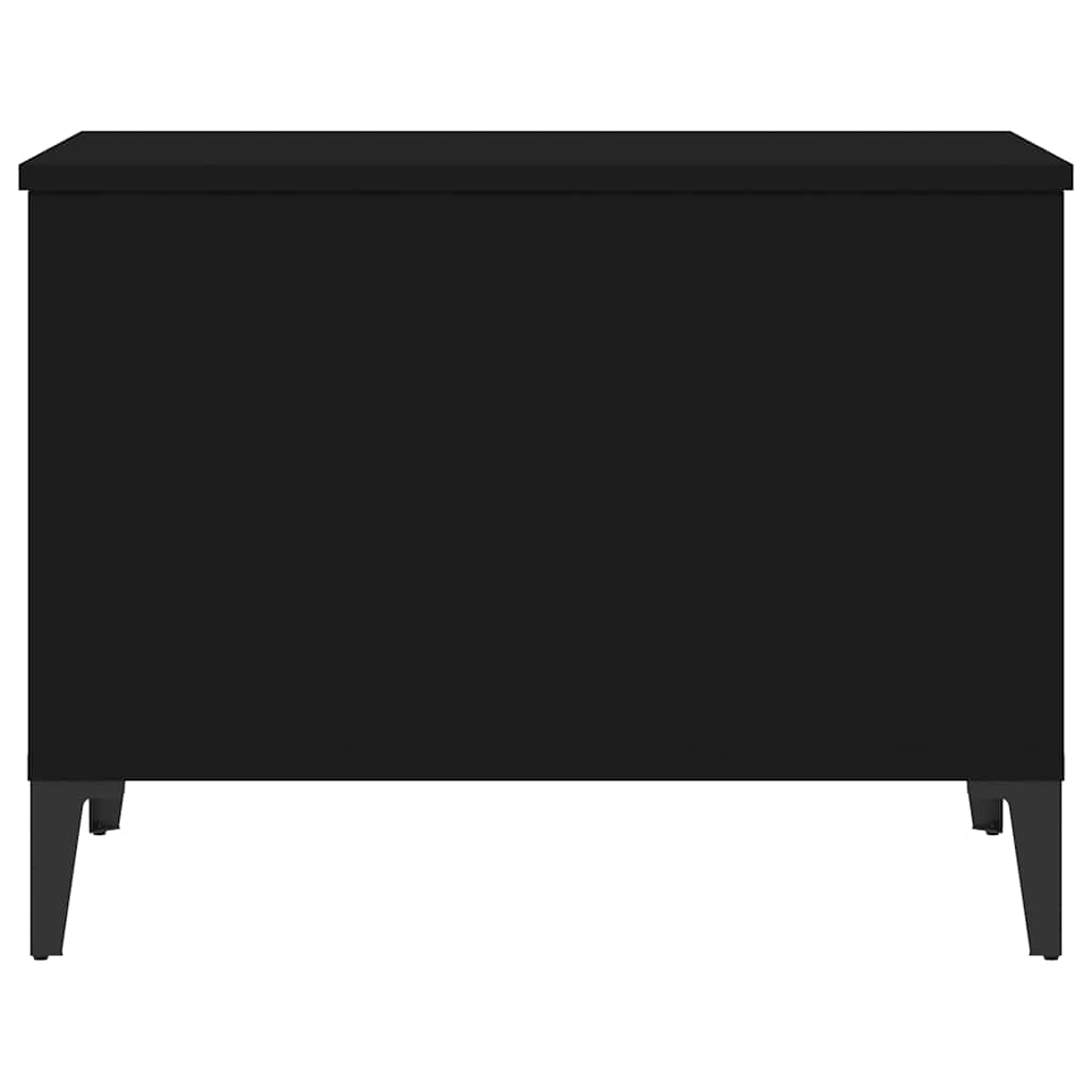 sofabord 60x44,5x45 cm konstrueret træ sort