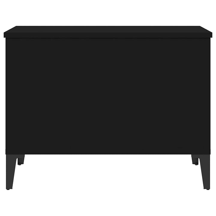 sofabord 60x44,5x45 cm konstrueret træ sort