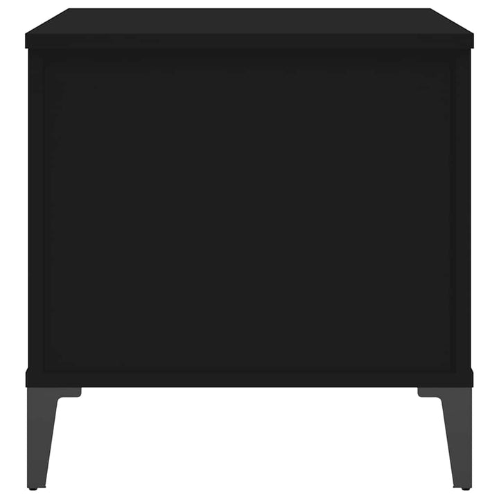 sofabord 60x44,5x45 cm konstrueret træ sort
