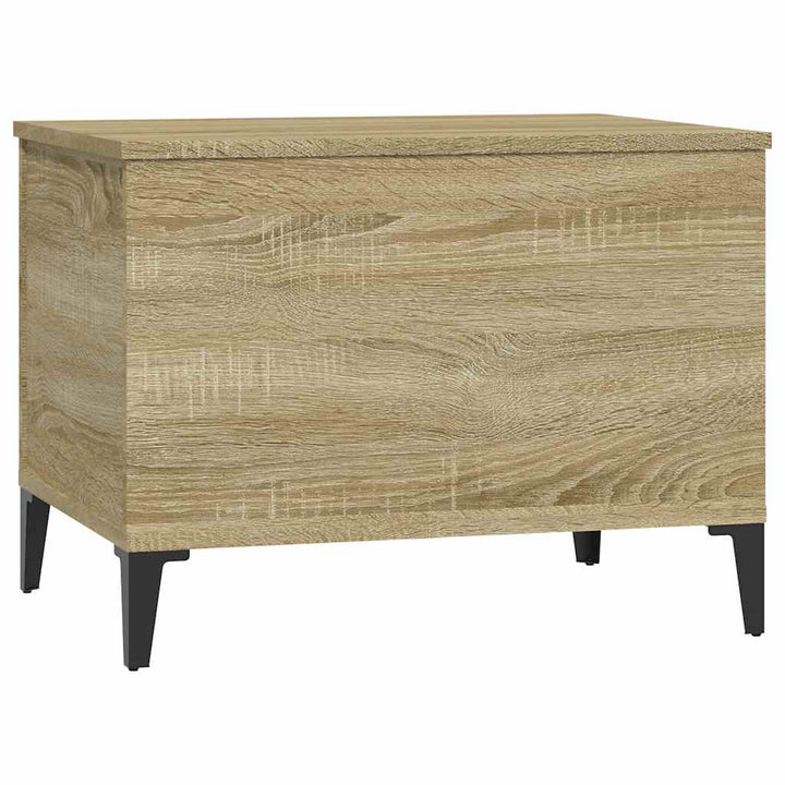 sofabord 60x44,5x45 cm konstrueret træ sonoma-eg