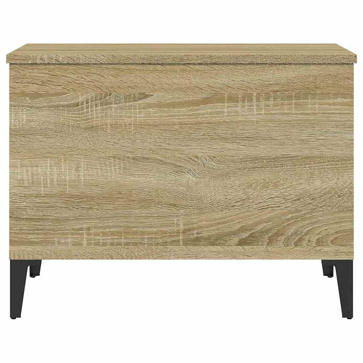 sofabord 60x44,5x45 cm konstrueret træ sonoma-eg