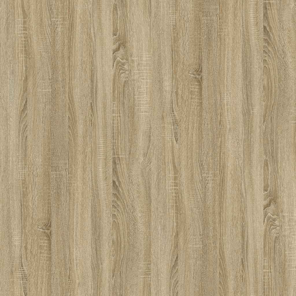 sofabord 60x44,5x45 cm konstrueret træ sonoma-eg