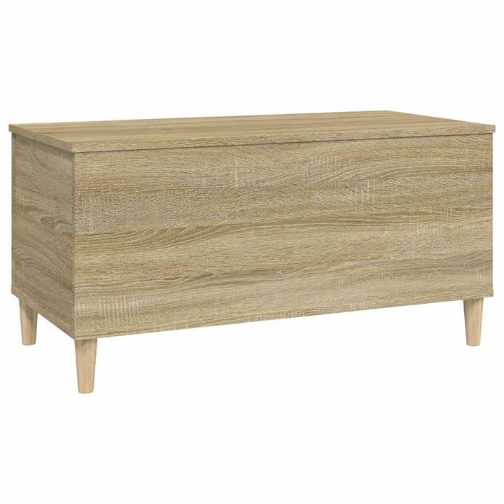 sofabord 90x44,5x45 cm konstrueret træ sonoma-eg