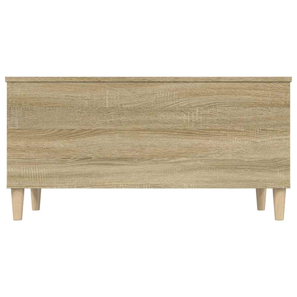 sofabord 90x44,5x45 cm konstrueret træ sonoma-eg