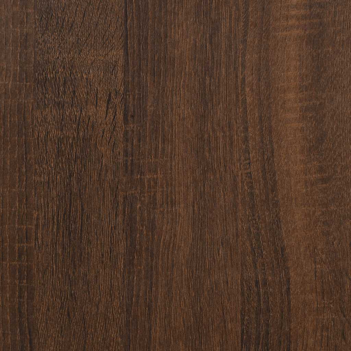 sofabord 90x44,5x45 cm konstrueret træ brun egetræsfarve