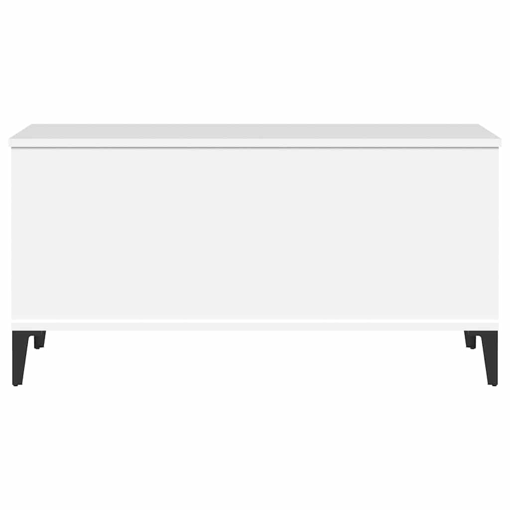 sofabord 90x44,5x45 cm konstrueret træ hvid