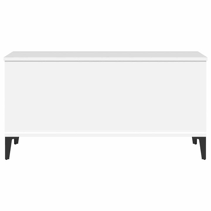 sofabord 90x44,5x45 cm konstrueret træ hvid