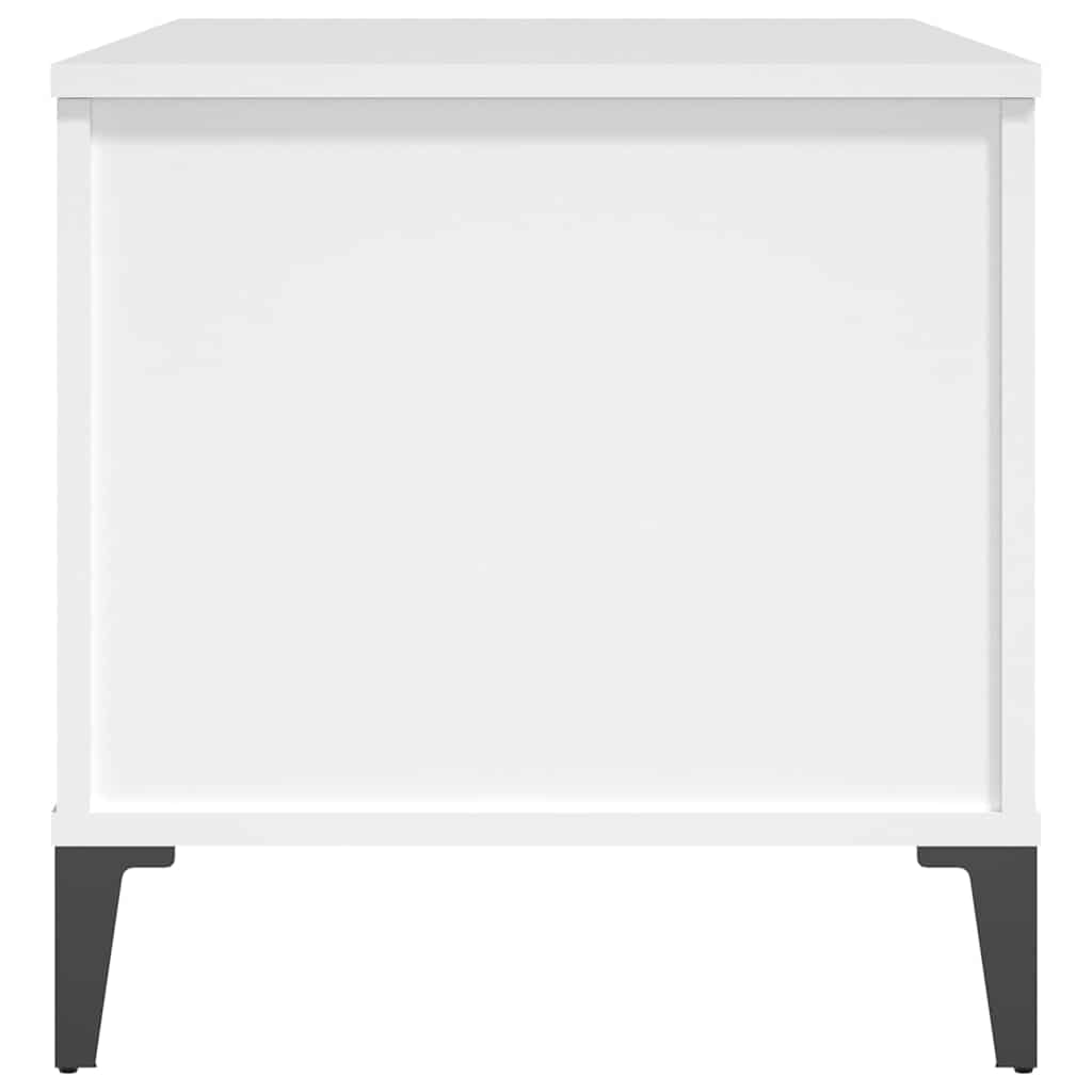 sofabord 90x44,5x45 cm konstrueret træ hvid