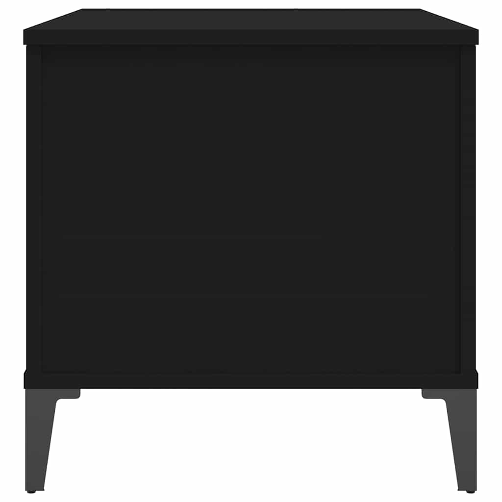 sofabord 90x44,5x45 cm konstrueret træ sort