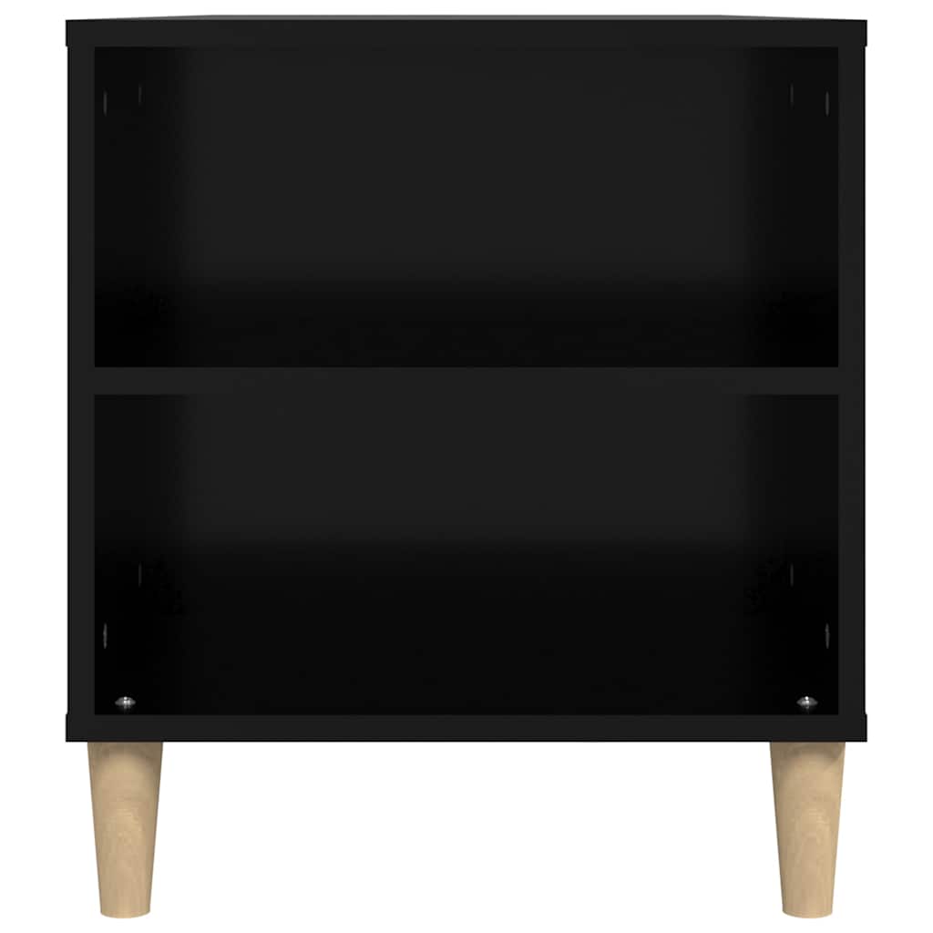 tv-bord 102x44,5x50 cm konstrueret træ sort