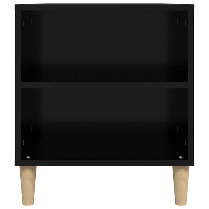 tv-bord 102x44,5x50 cm konstrueret træ sort