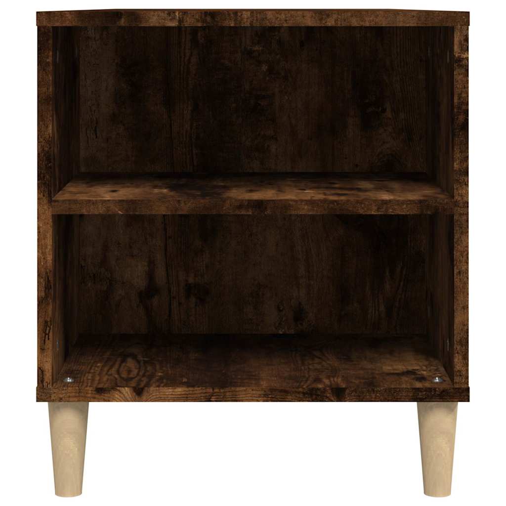 tv-bord 102x44,5x50 cm konstrueret træ røget egetræ