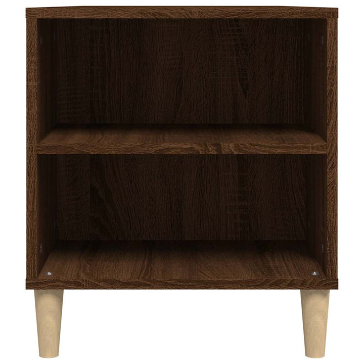 tv-bord 102x44,5x50 cm konstrueret træ brun egetræsfarve