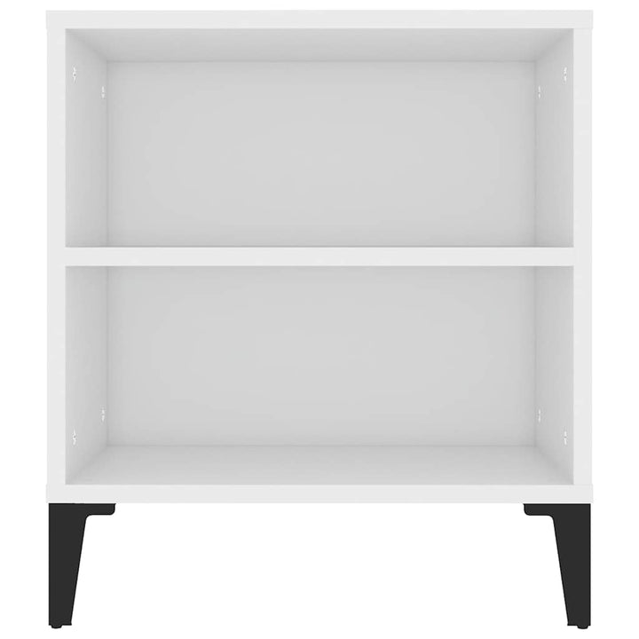 tv-bord 102x44,5x50 cm konstrueret træ hvid