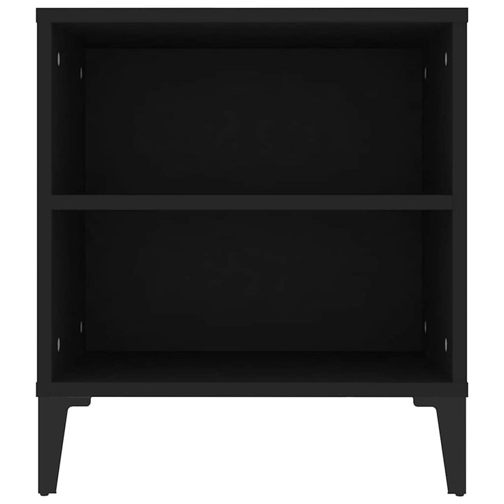 tv-bord 102x44,5x50 cm konstrueret træ sort