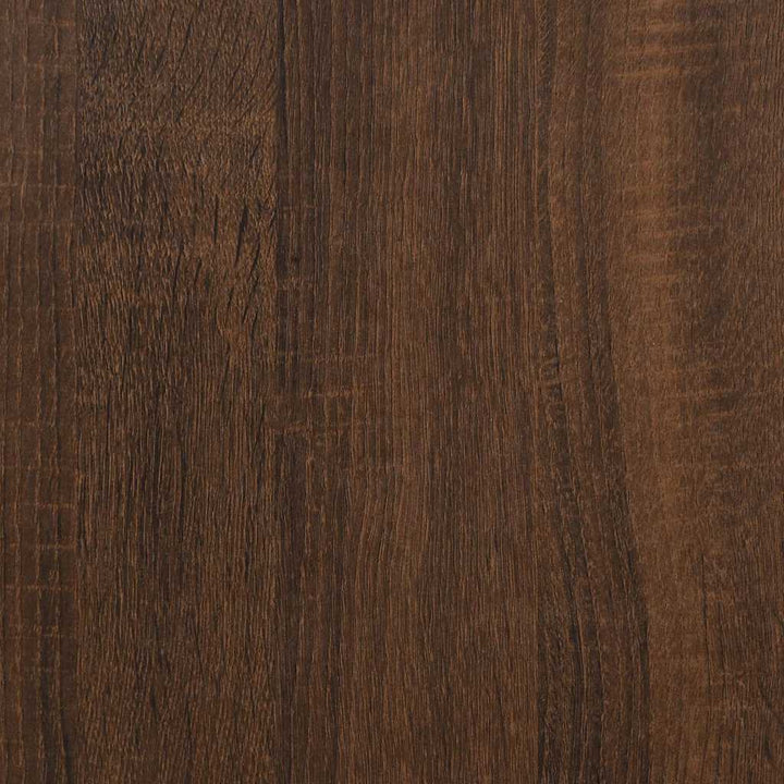 tv-bord 102x44,5x50 cm konstrueret træ brun egetræsfarve
