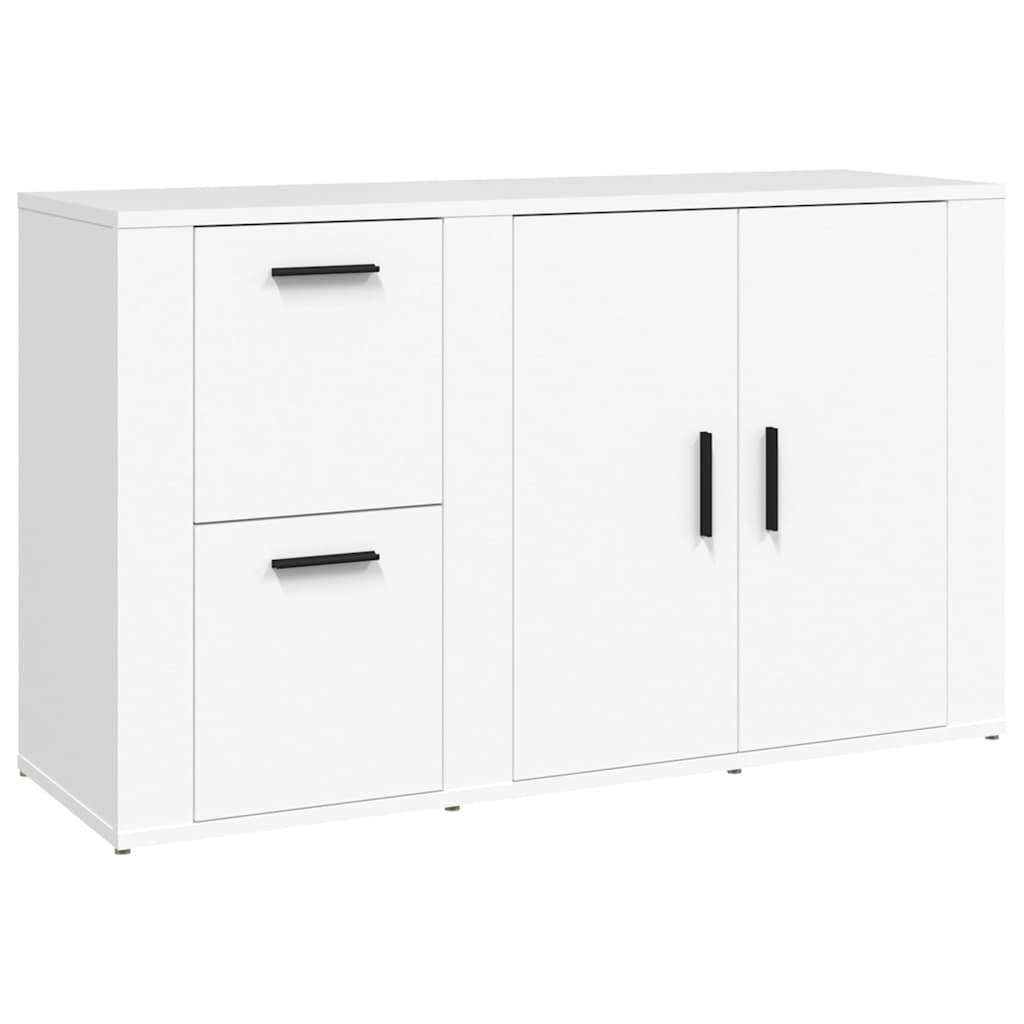 skænk 100x33x59,5 cm konstrueret træ hvid
