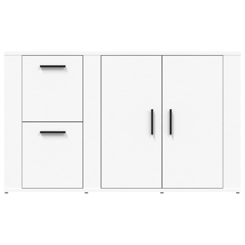 skænk 100x33x59,5 cm konstrueret træ hvid