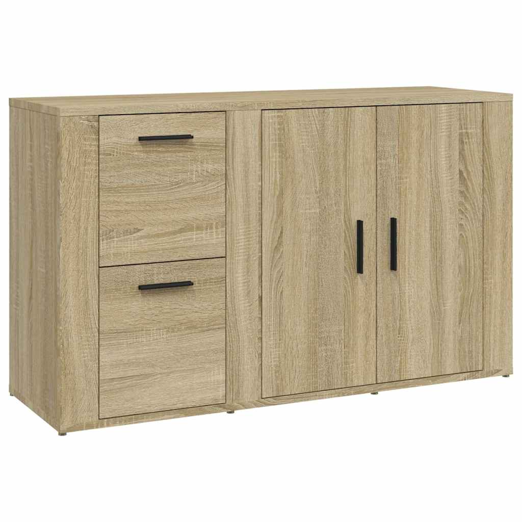 skænk 100x33x59,5 cm konstrueret træ sonoma-eg