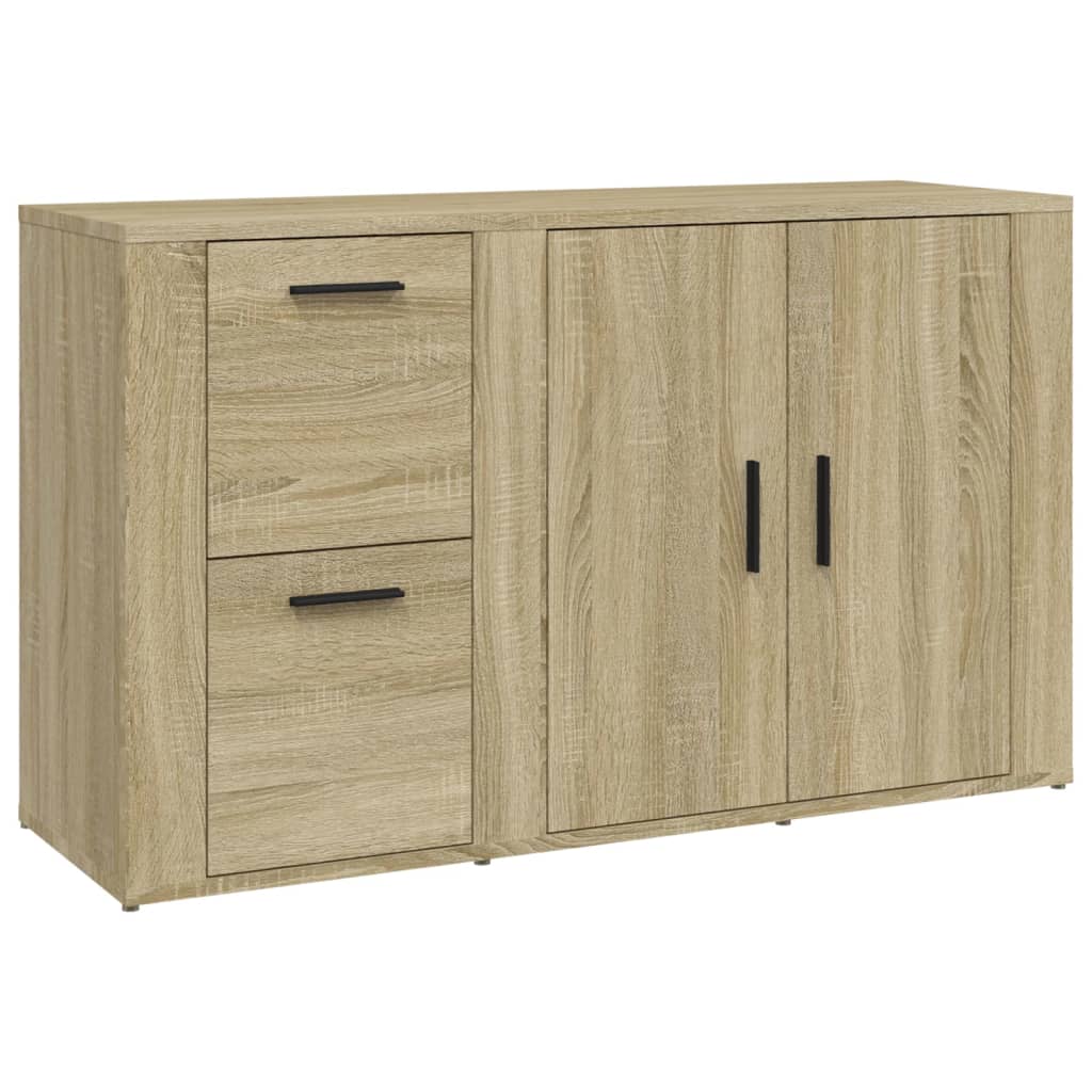 skænk 100x33x59,5 cm konstrueret træ sonoma-eg