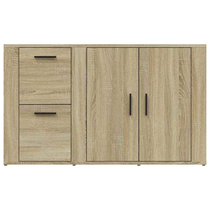 skænk 100x33x59,5 cm konstrueret træ sonoma-eg