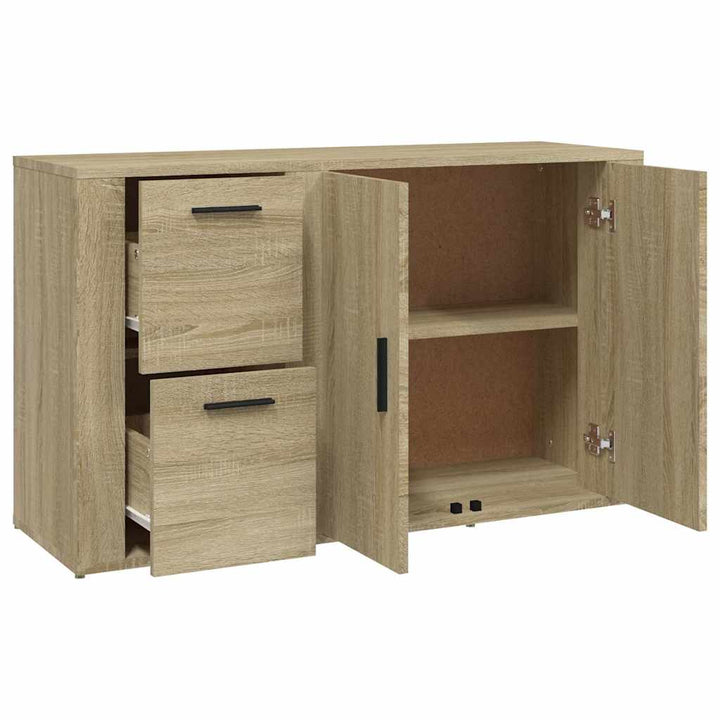 skænk 100x33x59,5 cm konstrueret træ sonoma-eg