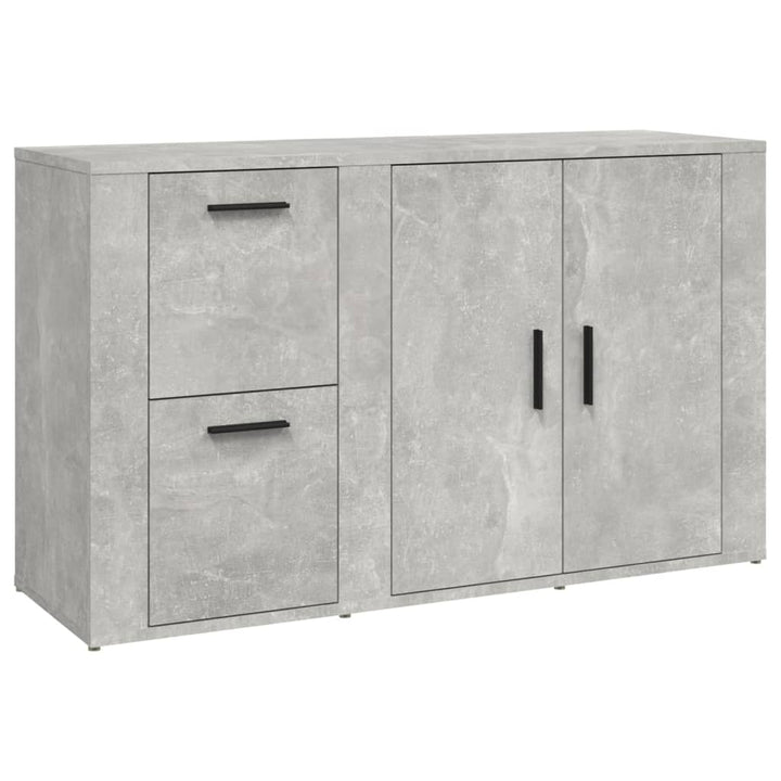 skænk 100x33x59,5 cm konstrueret træ betongrå