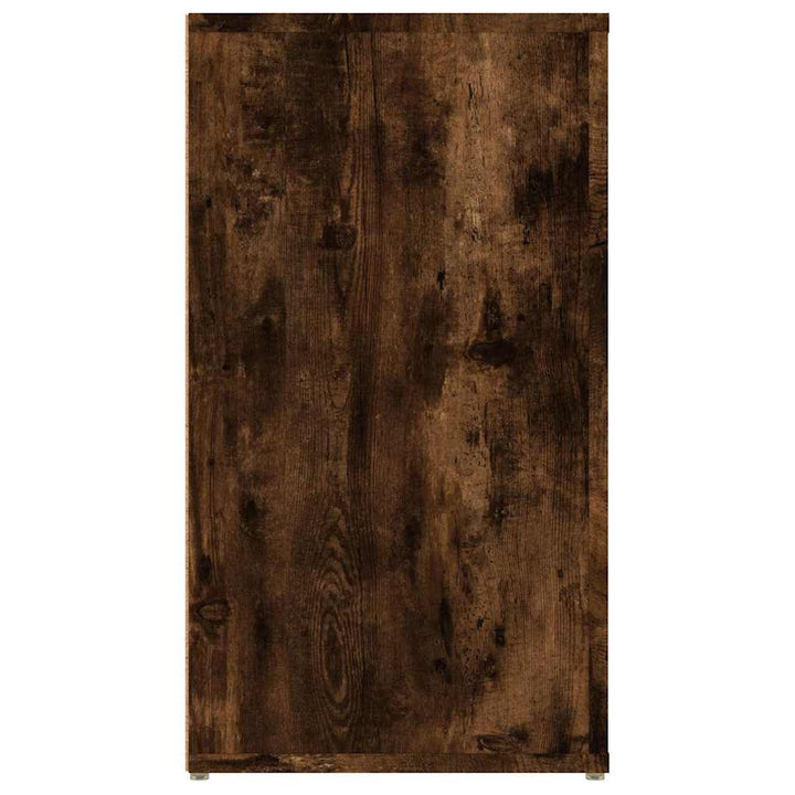 skænk 100x33x59,5 cm konstrueret træ røget egetræsfarve