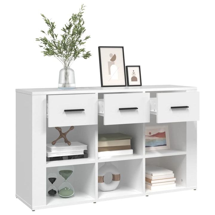 skænk 100x30x59,5 cm konstrueret træ hvid