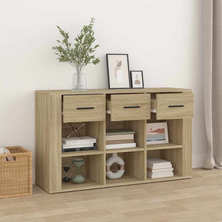 skænk 100x30x59,5 cm konstrueret træ sonoma-eg