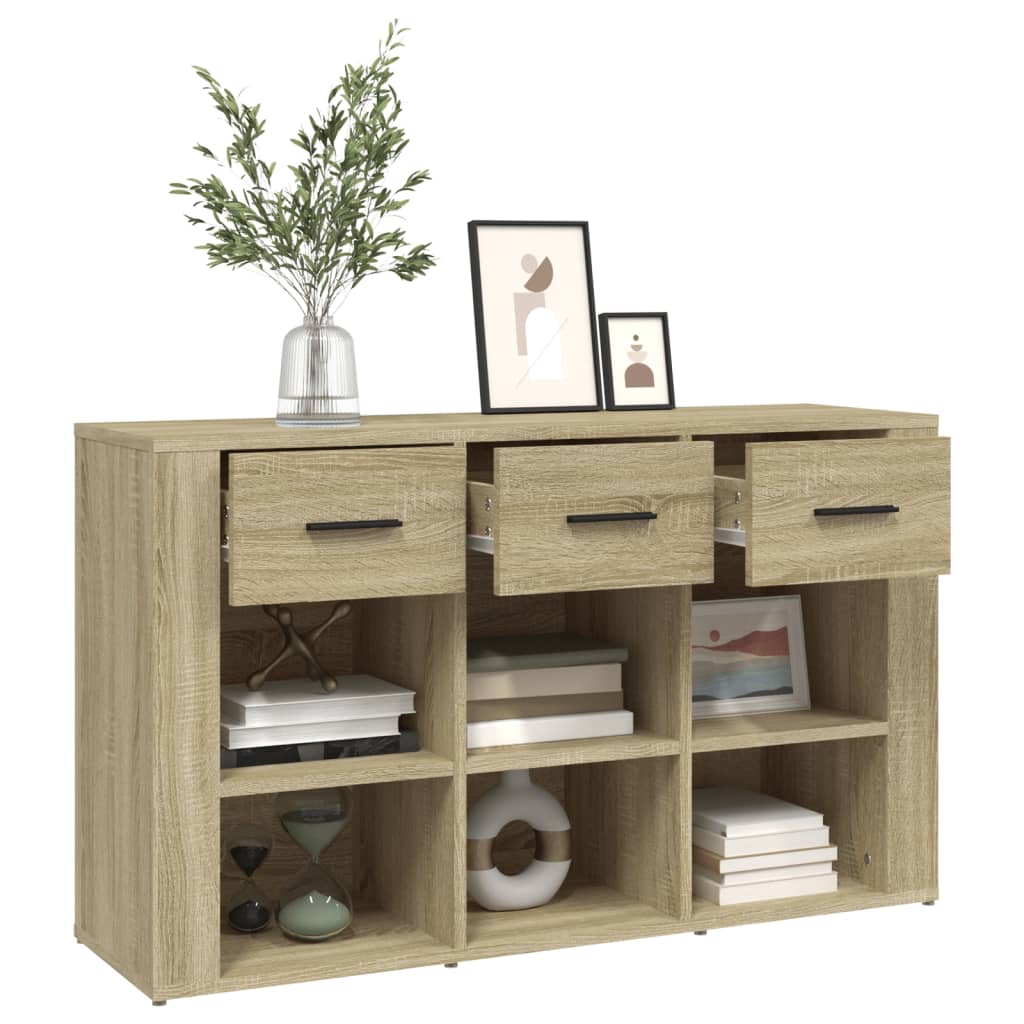 skænk 100x30x59,5 cm konstrueret træ sonoma-eg