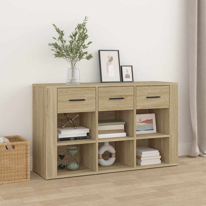 skænk 100x30x59,5 cm konstrueret træ sonoma-eg