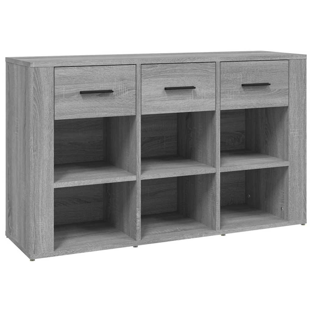 skænk 100x30x59,5 cm konstrueret træ grå sonoma-eg