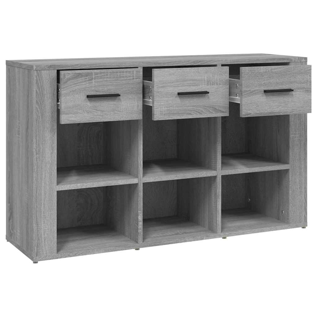 skænk 100x30x59,5 cm konstrueret træ grå sonoma-eg