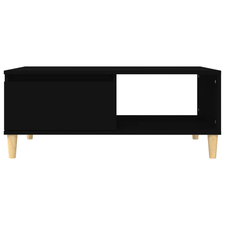 sofabord 90x50x36,5 cm konstrueret træ sort