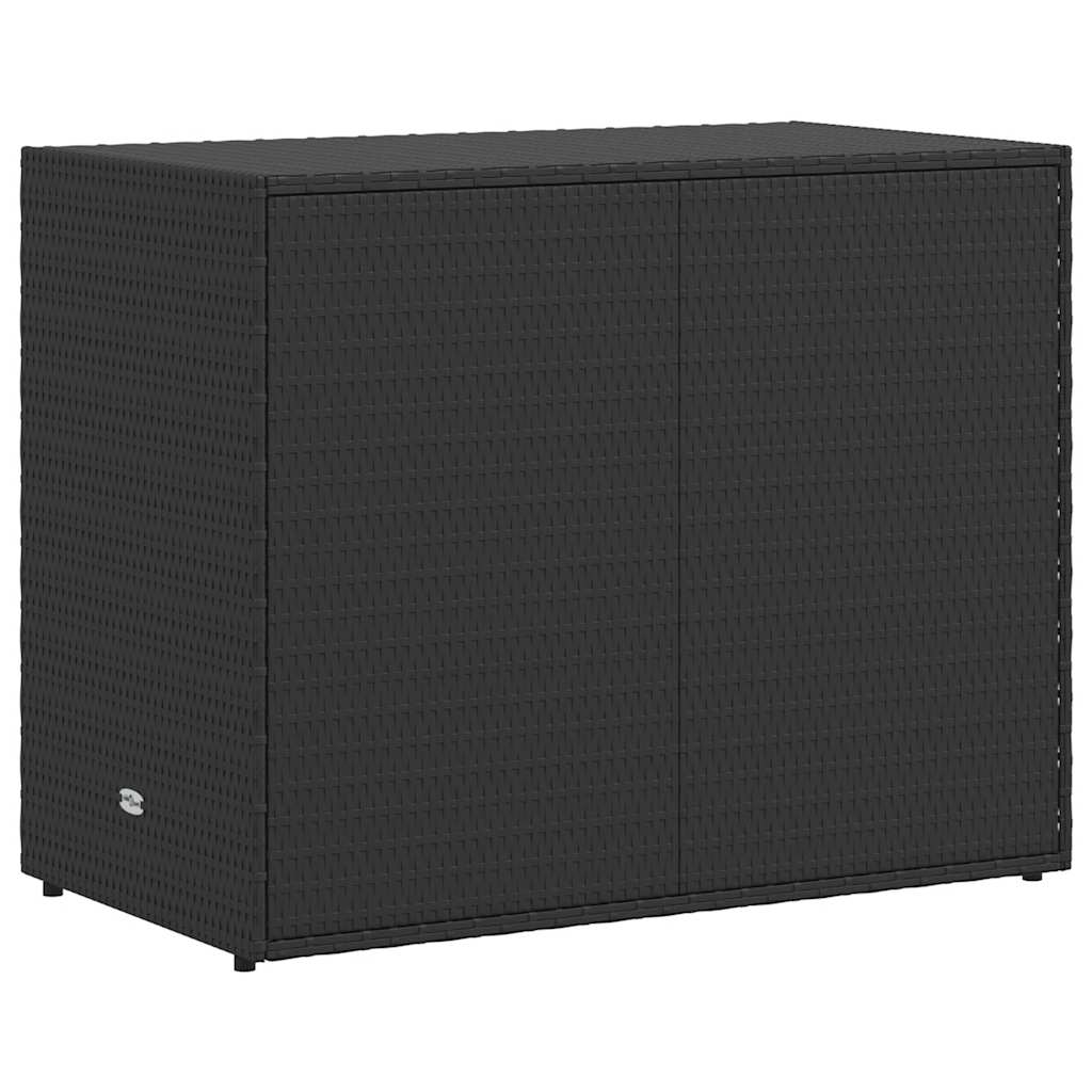 haveskab sort 100x55,5x80 cm polyrattan
