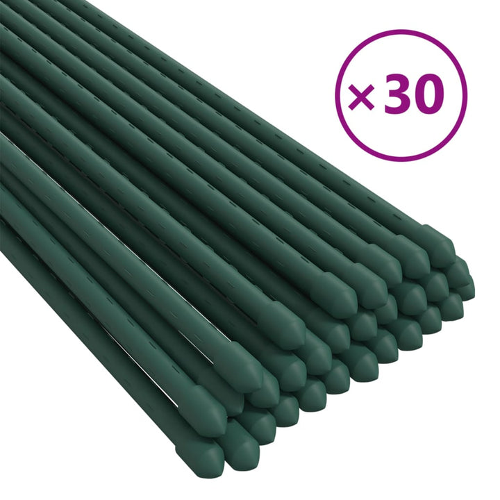 plantespyd til haven 30 stk. 90 cm stål grøn