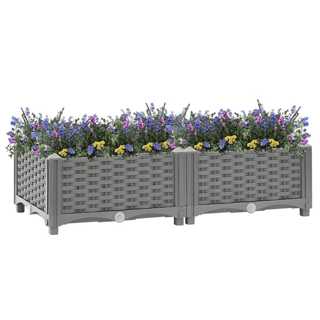 højbed 80x40x23 cm polypropylen