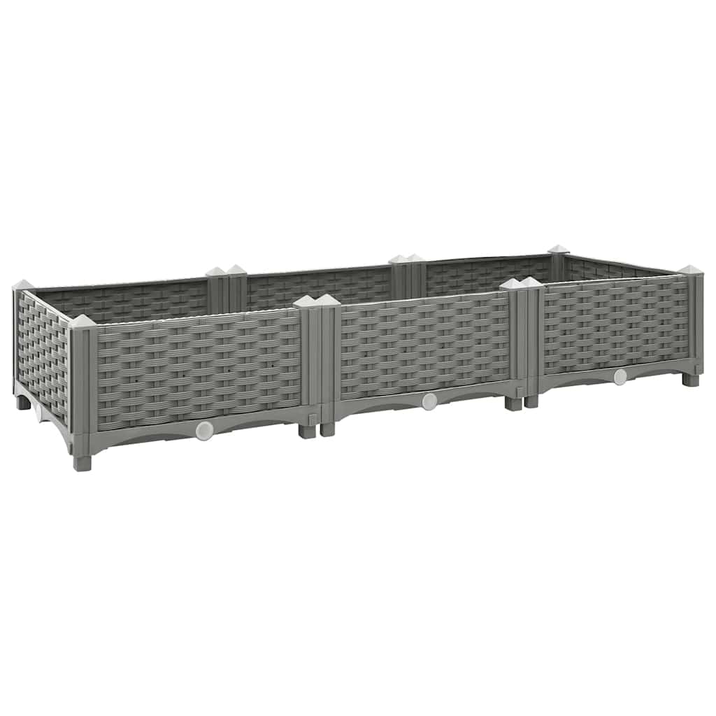 højbed 120x40x23 cm polypropylen